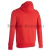 Hooded Men's Fitness Sweatshirt,Red